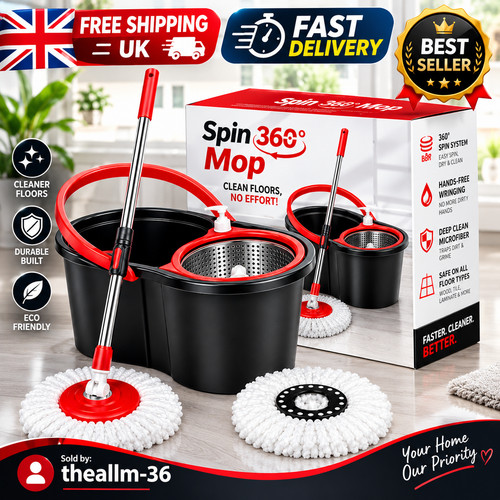 360 spin mop - 360°,