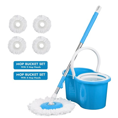 Magic mop spin bucket - spin, set