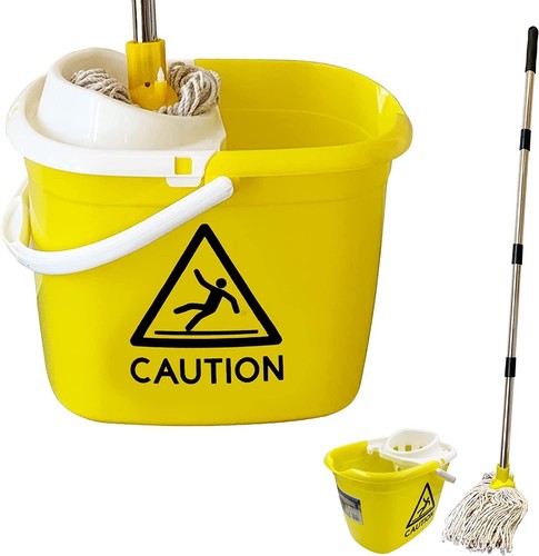 Mop bucket set 12l - mop, wringer