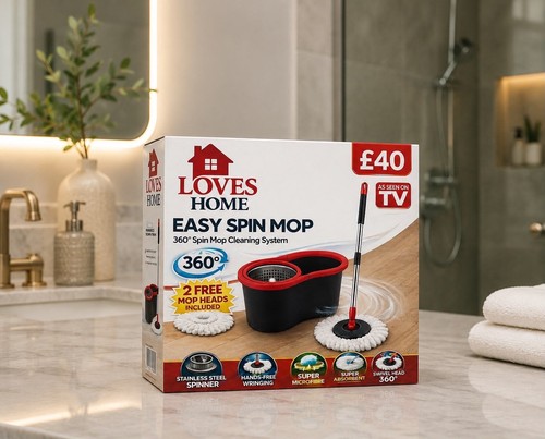 Viral 360 spin mop - spin,