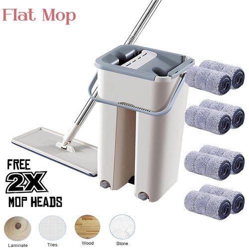 360 flat mop and bucket - 360°,