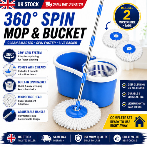 Spin mop 360 bucket - spin,