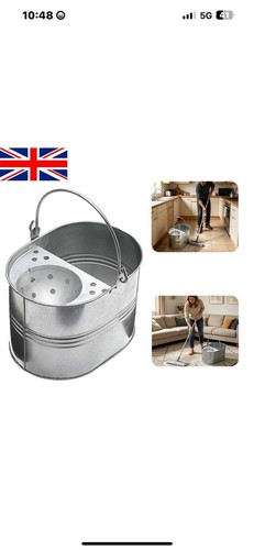 13l large metal mop - mop, bucket