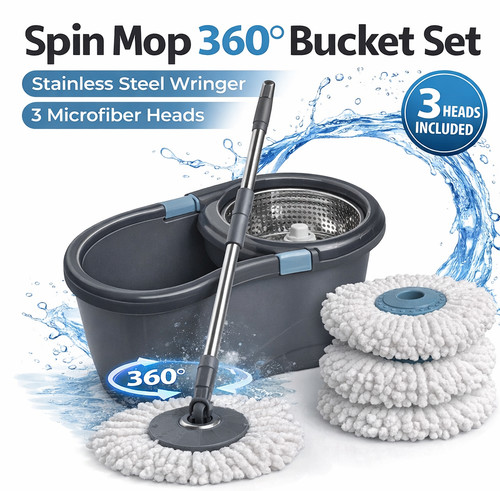 Spin mop bucket set - spin,