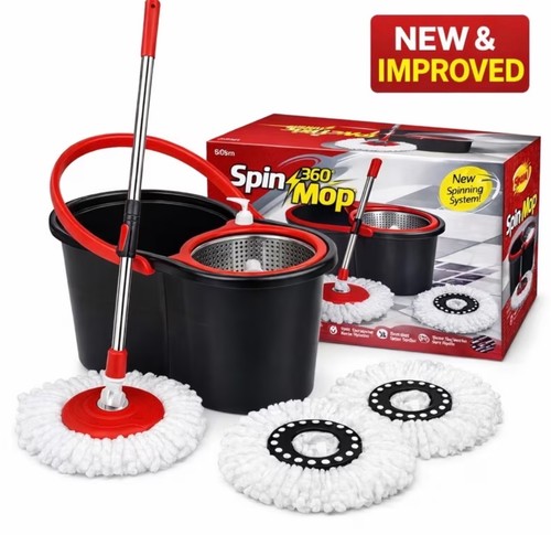 360 spin mop bucket set - mop, &