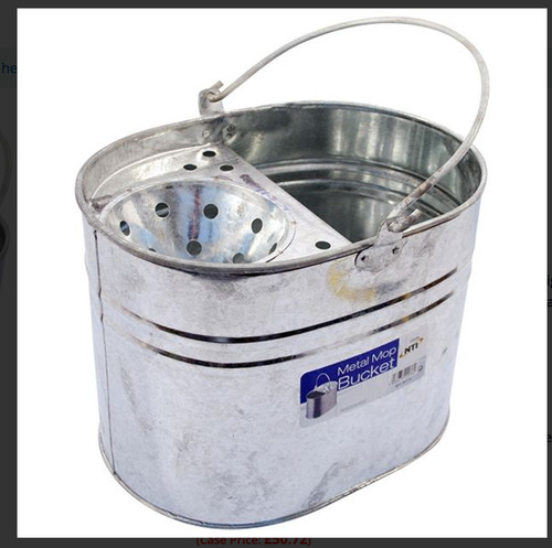Brand new metal mop bucket - brand,