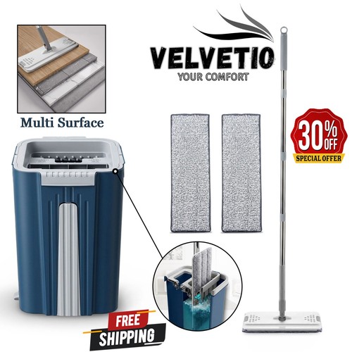 Flat mop and bucket - mop, set