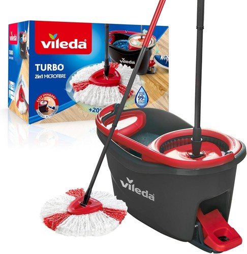 Vileda turbo 2in1 spin mop - spin,