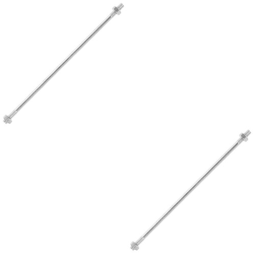 2pcs mop bucket pole silver - pole,