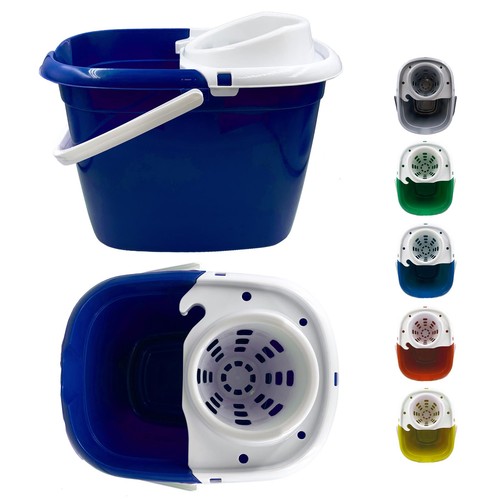 Mop bucket 12l blue - blue, with