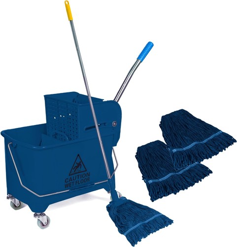 Blue kentuky mop bucket - kentuky,