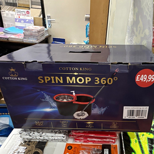 Cotton king spin mop - king,