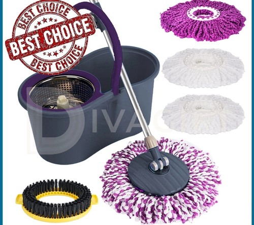 Grey mop bucket - bucket, set