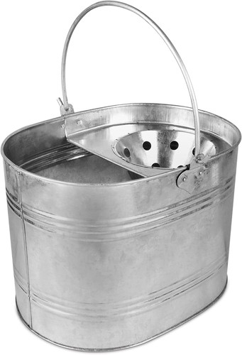 Heavy duty metal - mop, bucket