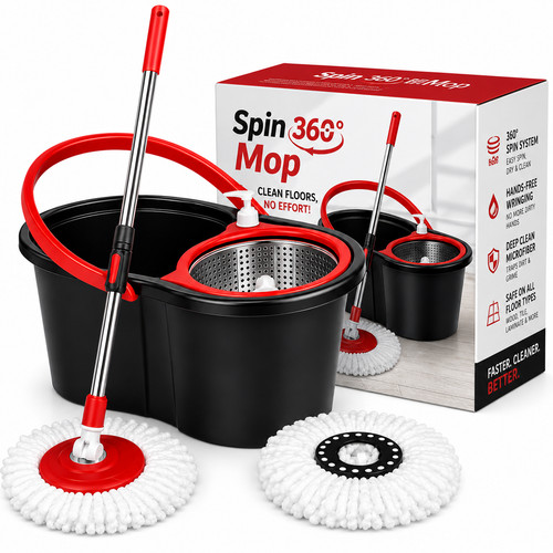 360 spin mop bucket set - 360°,